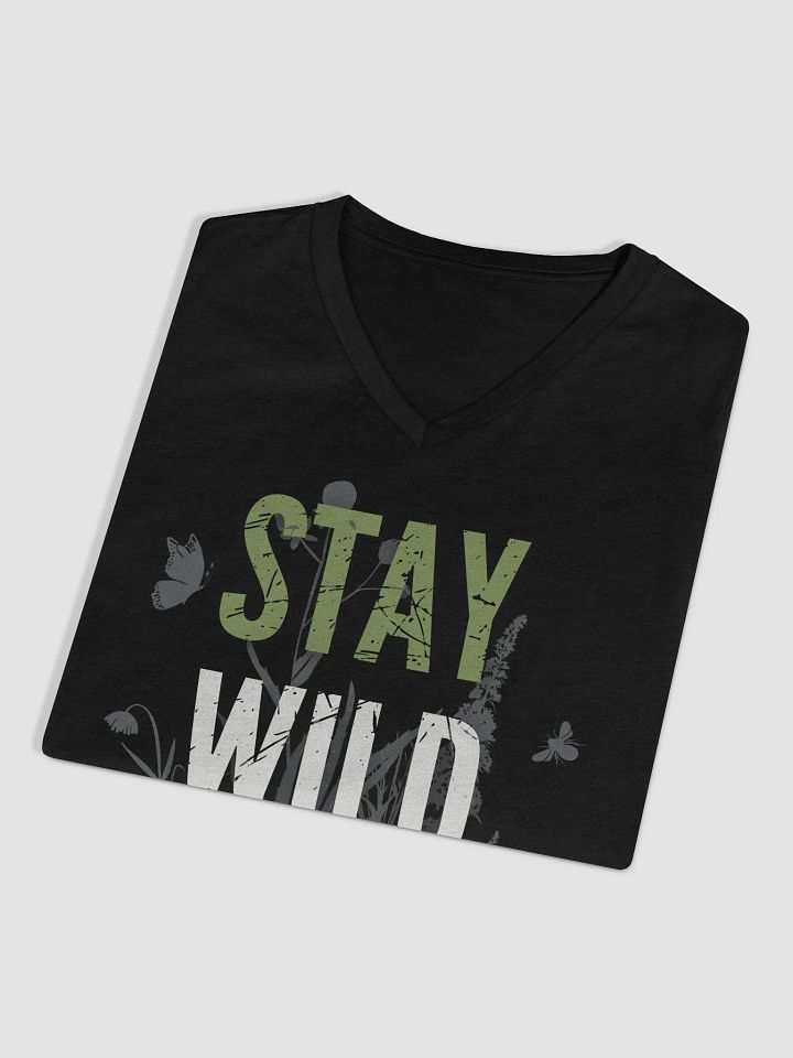 Stay Wild, Plant Native (Women's Relaxed V-Neck T-Shirt) product image (2)
