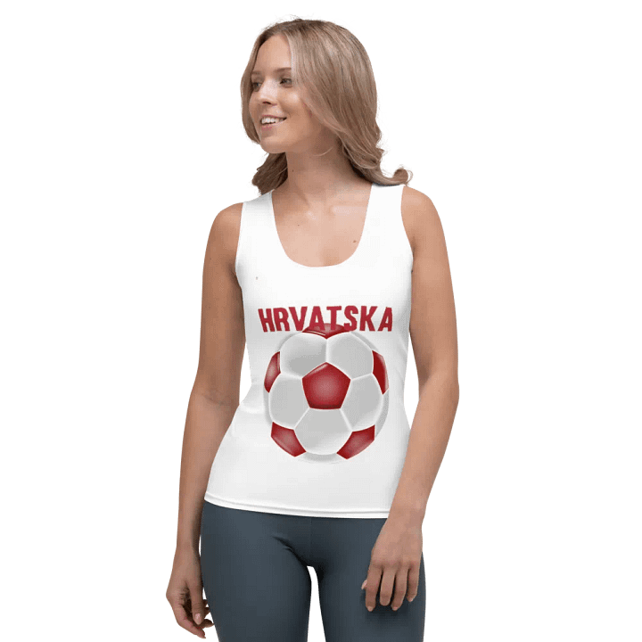 HRVATSKA Women's Soccer Ball Tank Top product image (1)