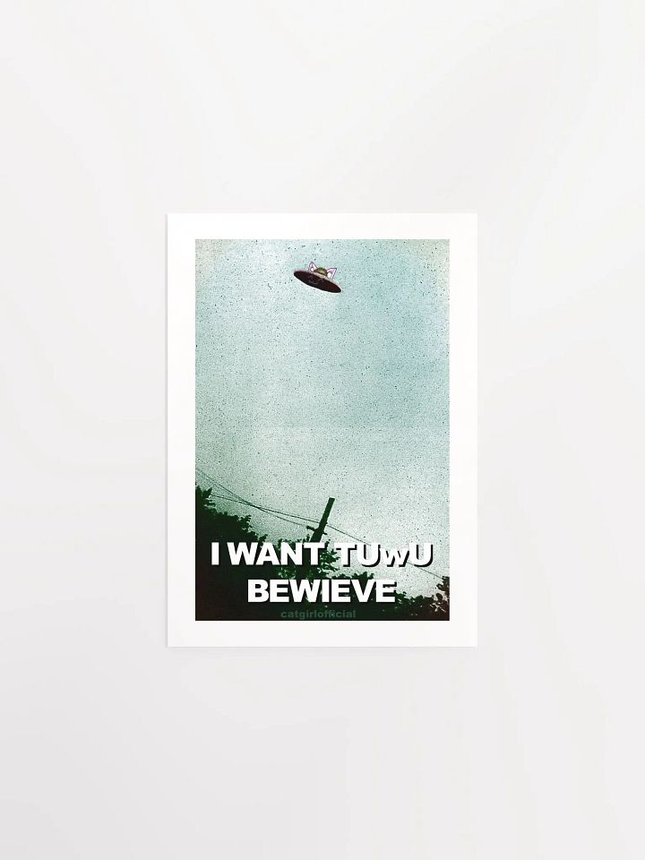 I Want TUwU Bewieve Poster product image (1)