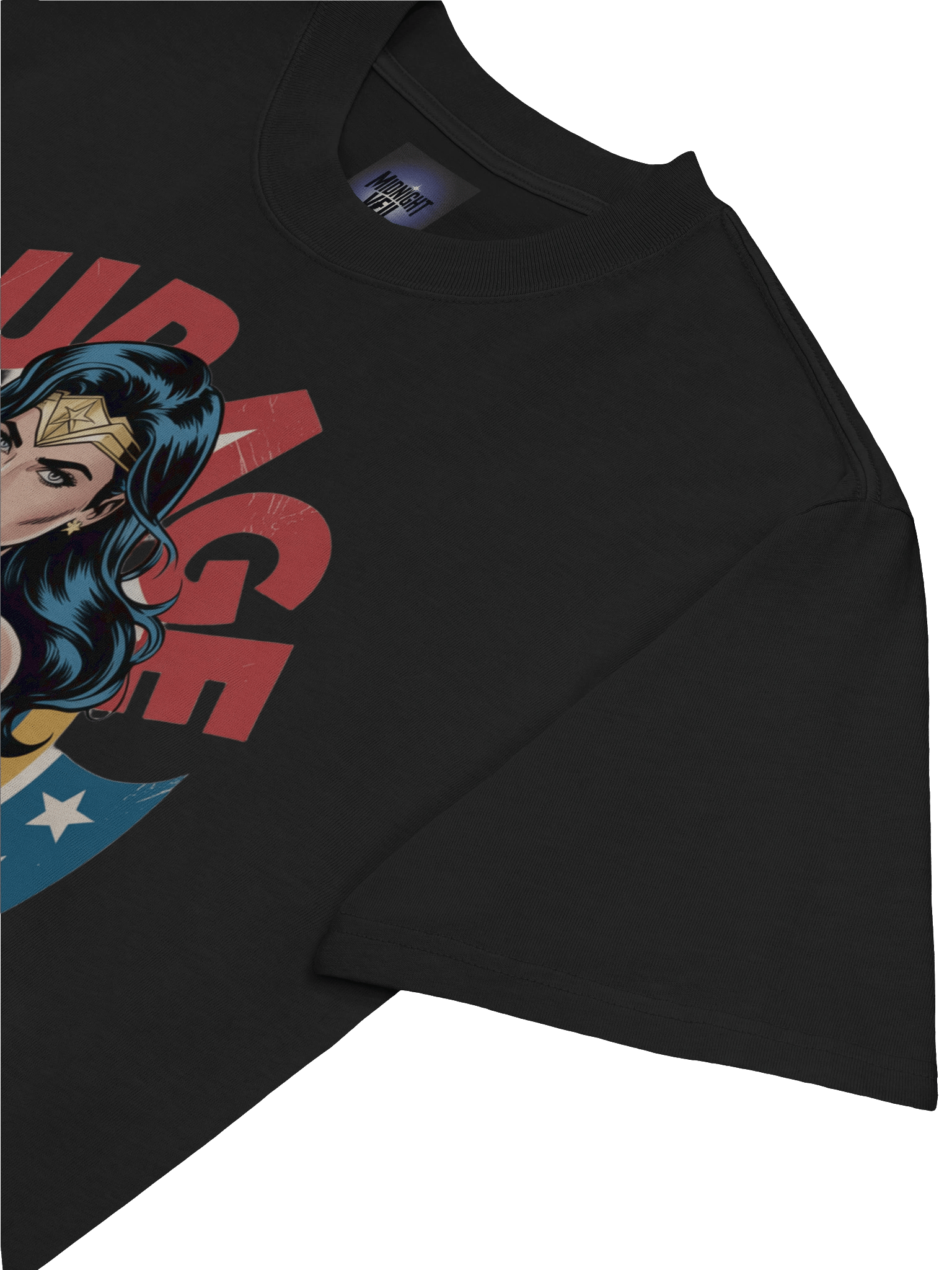Wonder Woman Courage Eclipse Oversized Faded T-Shirt product image (7)