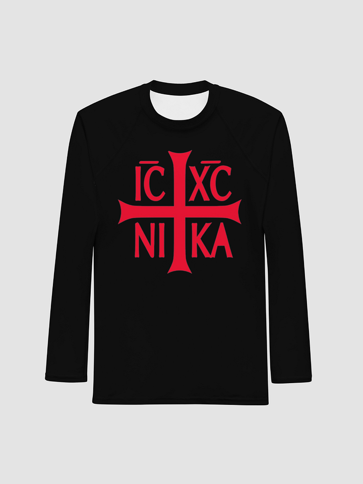 Christ conquers all-Rash guard product image (2)