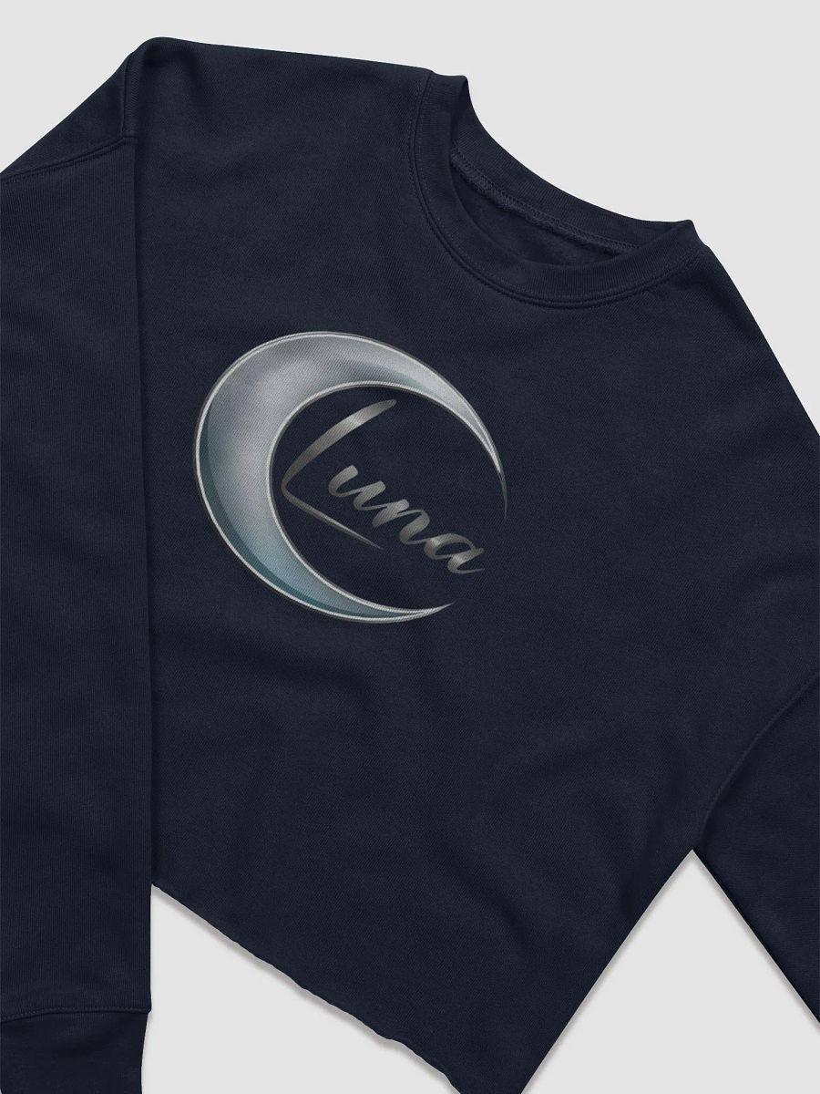 Luna Women's Fleece Crop Sweatshirt - Cozy and Stylish product image (5)