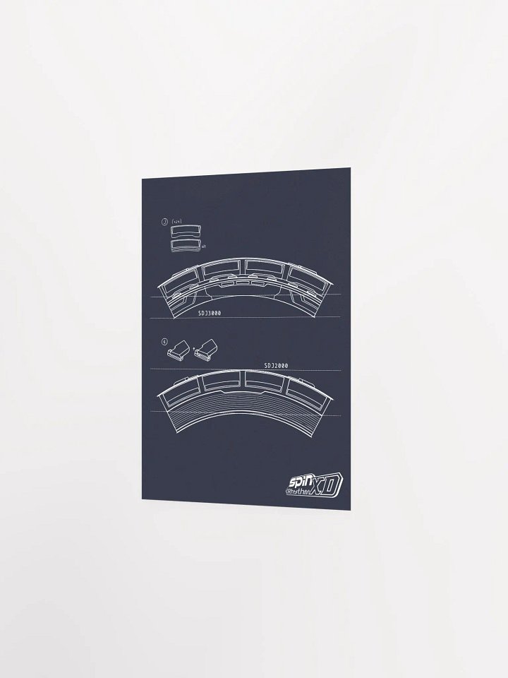 Spin Rhythm XD Wheel Blueprint Poster product image (2)