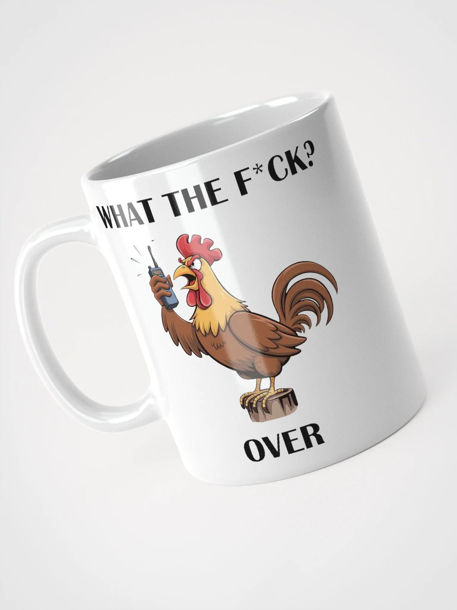 "What The F*ck? Over" #Humorous Glossy White Mug product image (3)