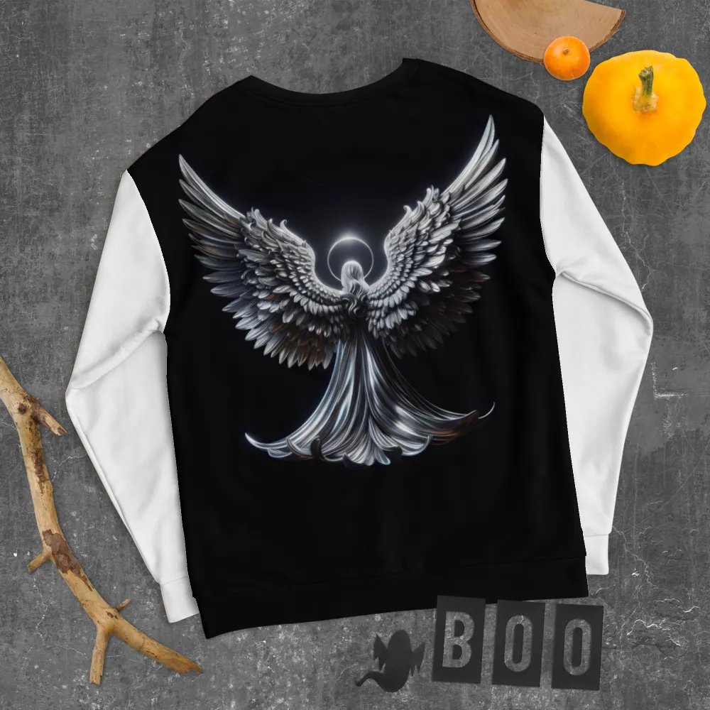 A Silver Angel and Cross - Unisex Sweatshirt #5 product image (8)