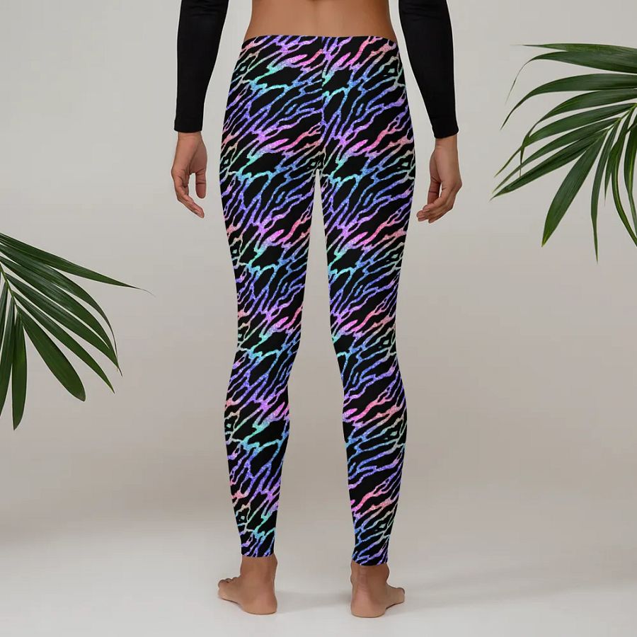 Neon Zebra Print Leggings product image (4)