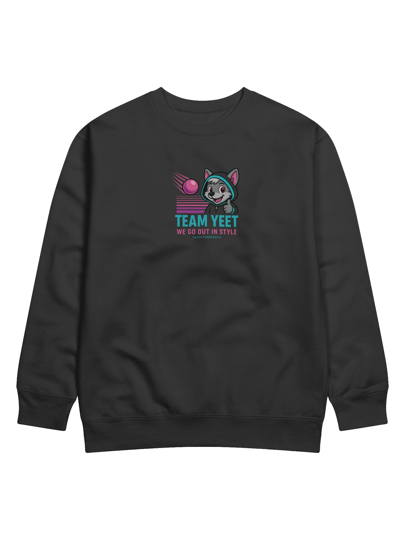 "TEAM YEET" SWEATSHIRT – Official Stream Mascot Edition product image (15)