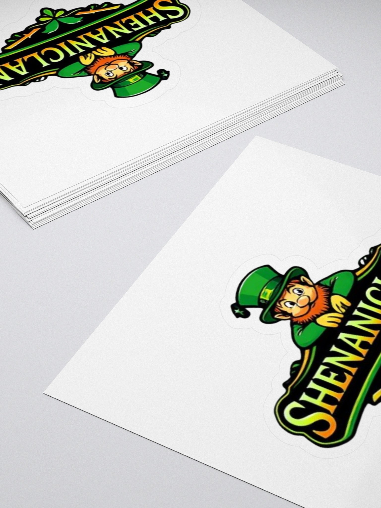 Lucky Leprechaun Kiss Cut Stickers product image (4)