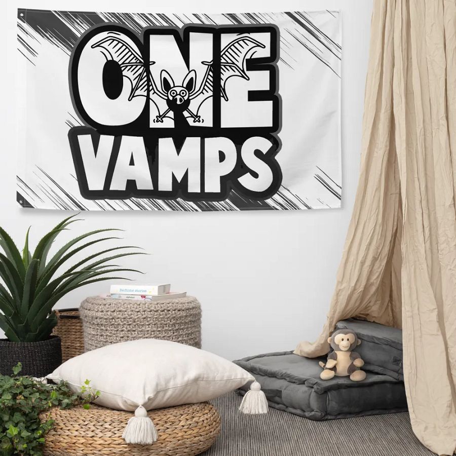 Flag OneVamps With Bat-Black Color product image (5)