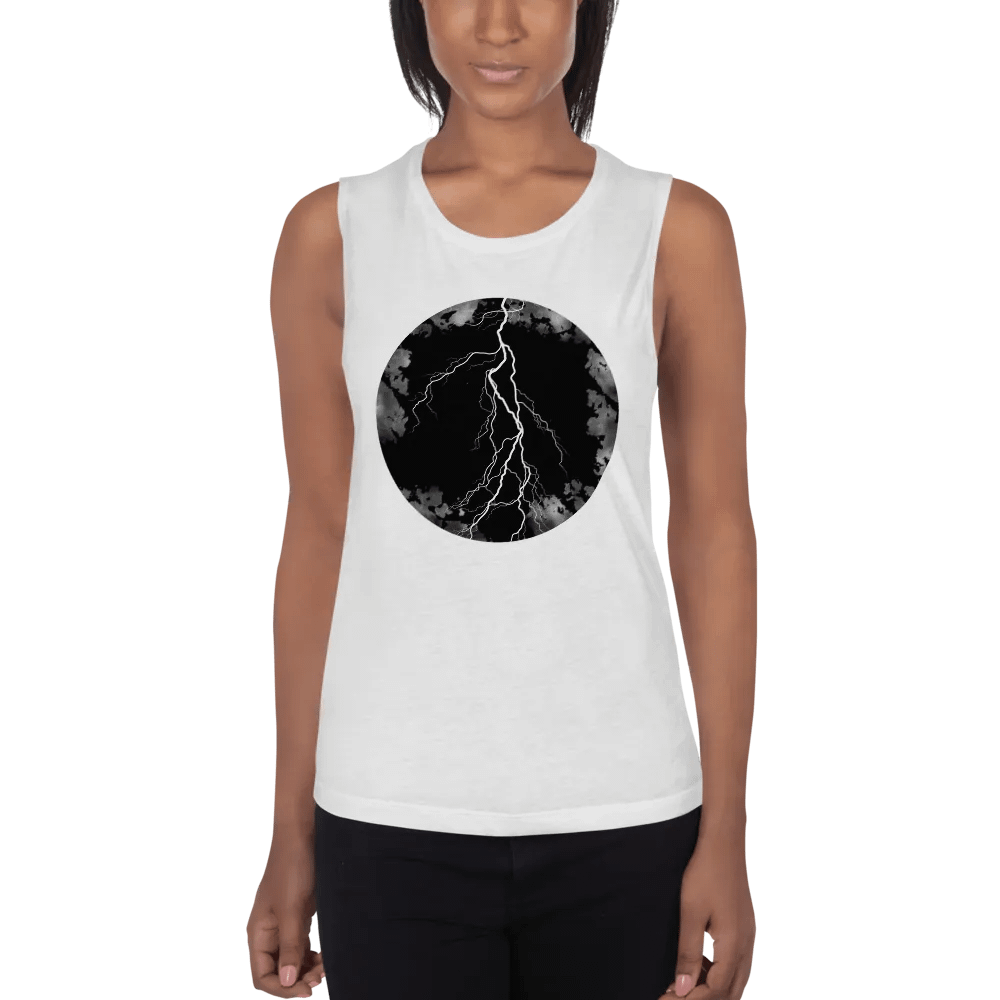 Full Moon, Lightning and Blood Flowy Muscle Tank product image (17)