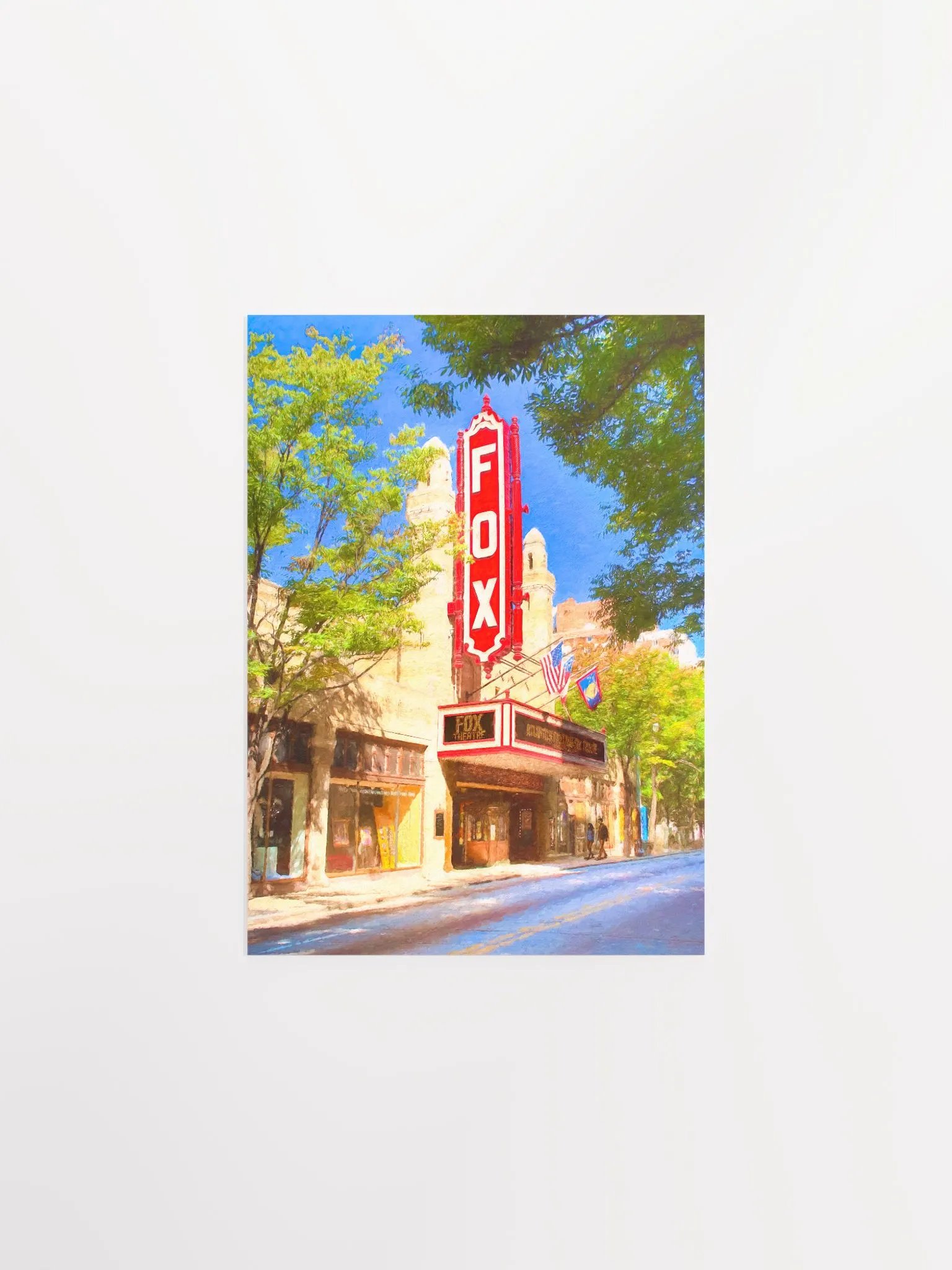 The Fox Theatre – Historic Atlanta Studio Art Print product image (1)