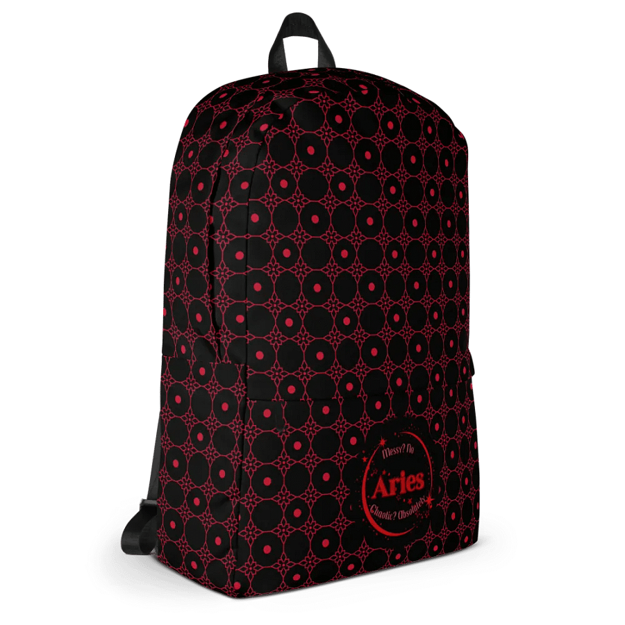 Aries 2025, Messy? No (words only), Backpack product image (3)