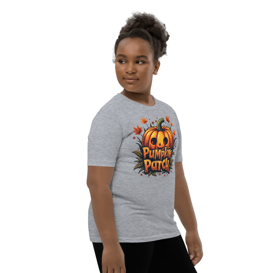Jack-O'-Lantern Patch Youth Tee product image (27)