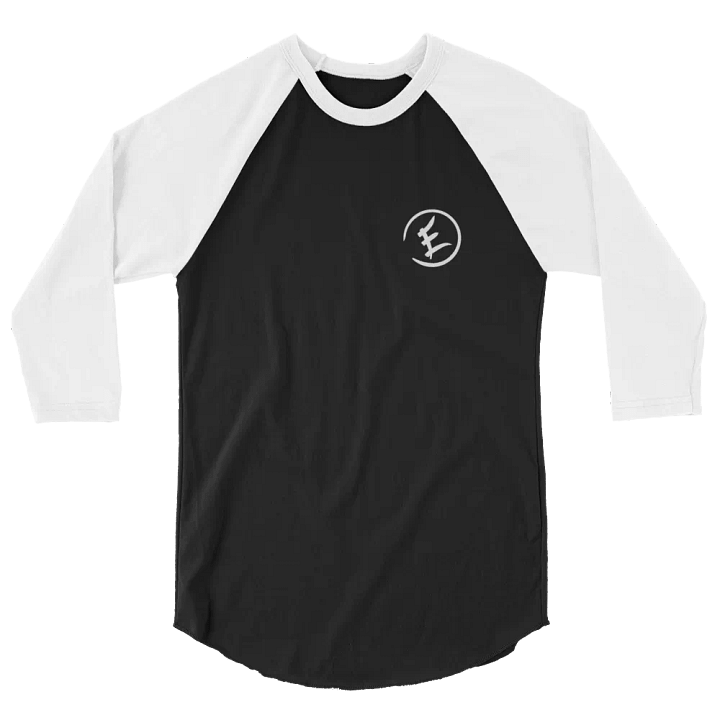 Calligraph-E Baseball Tee (WHITE LOGO) product image (2)