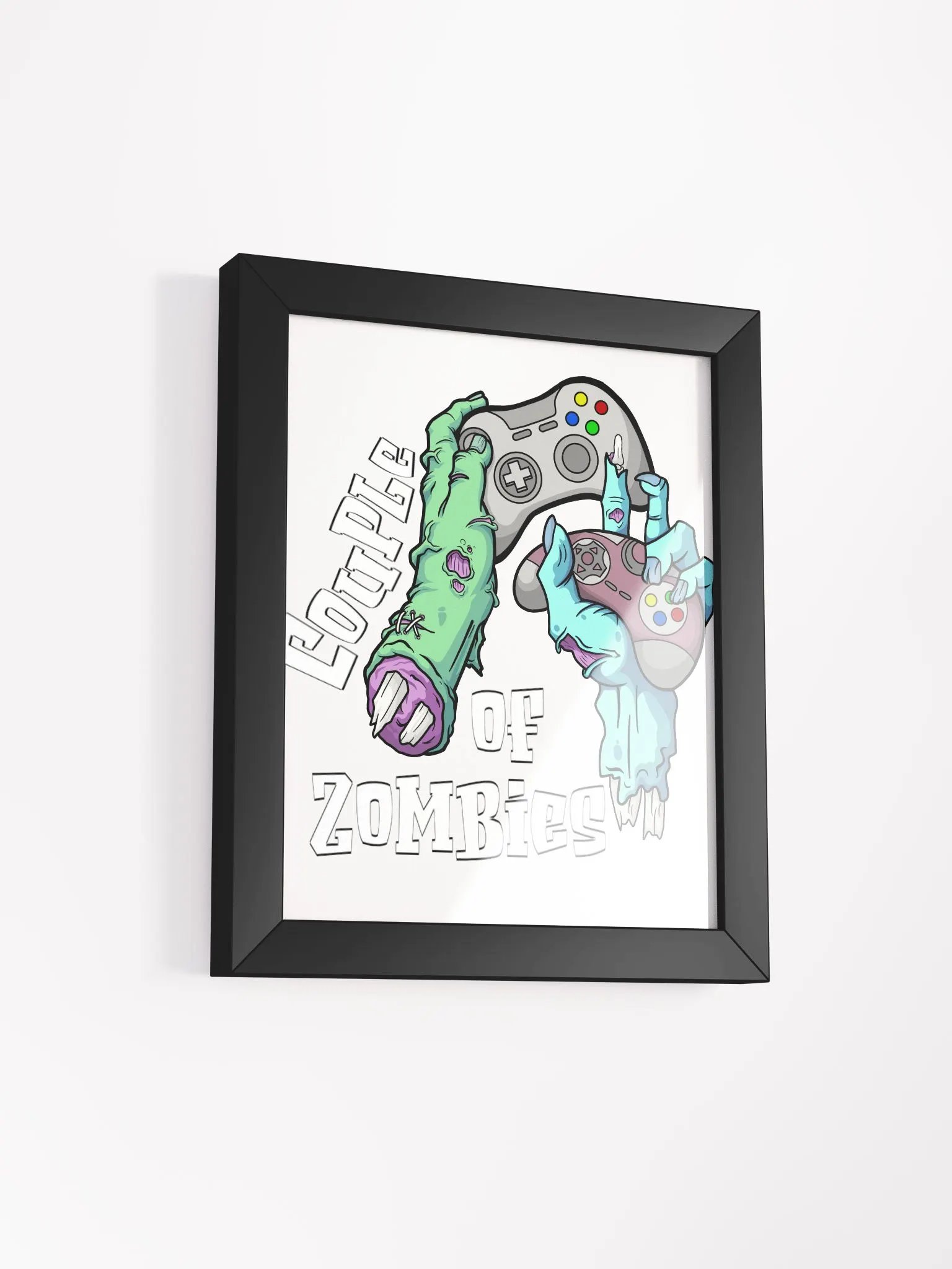 Couple of Zombies Wall Art product image (20)