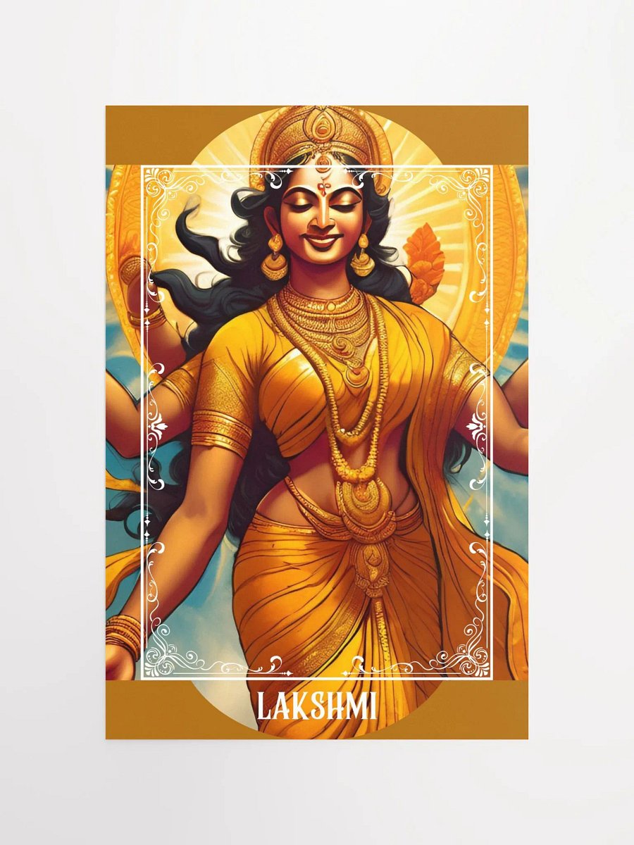 Lakshmi, Hindu Goddess of Abundance altar poster product image (8)
