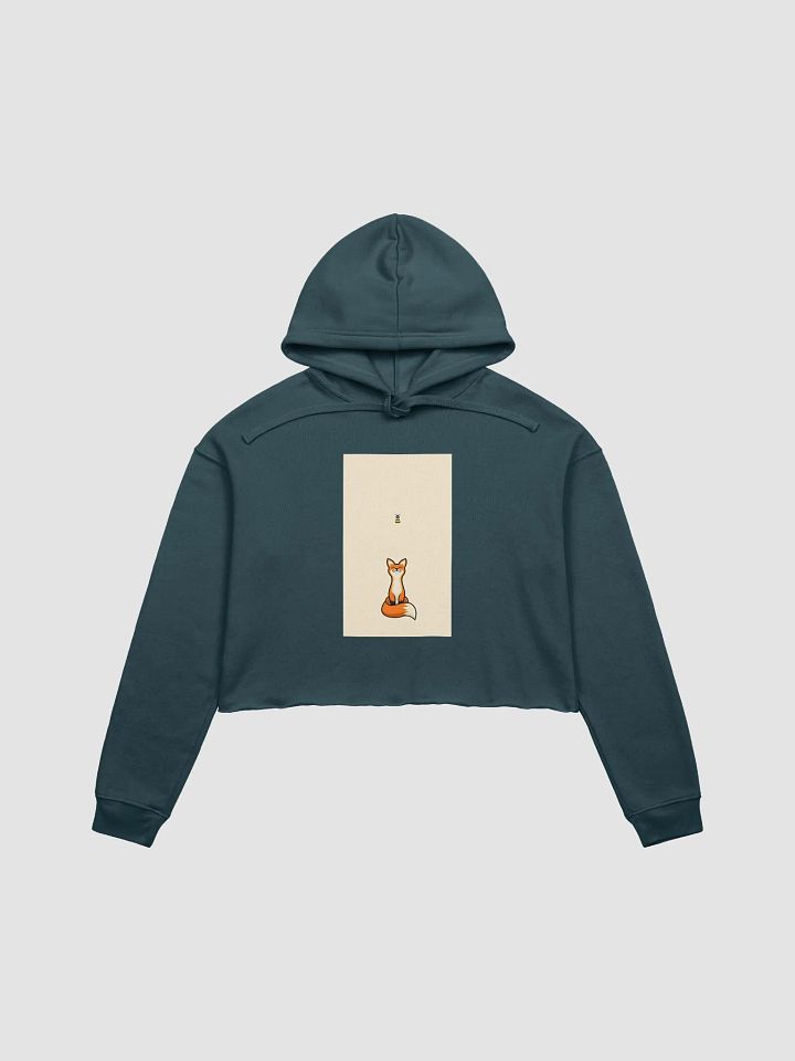 Cute Fox and Bee Crop Hoodie product image (8)