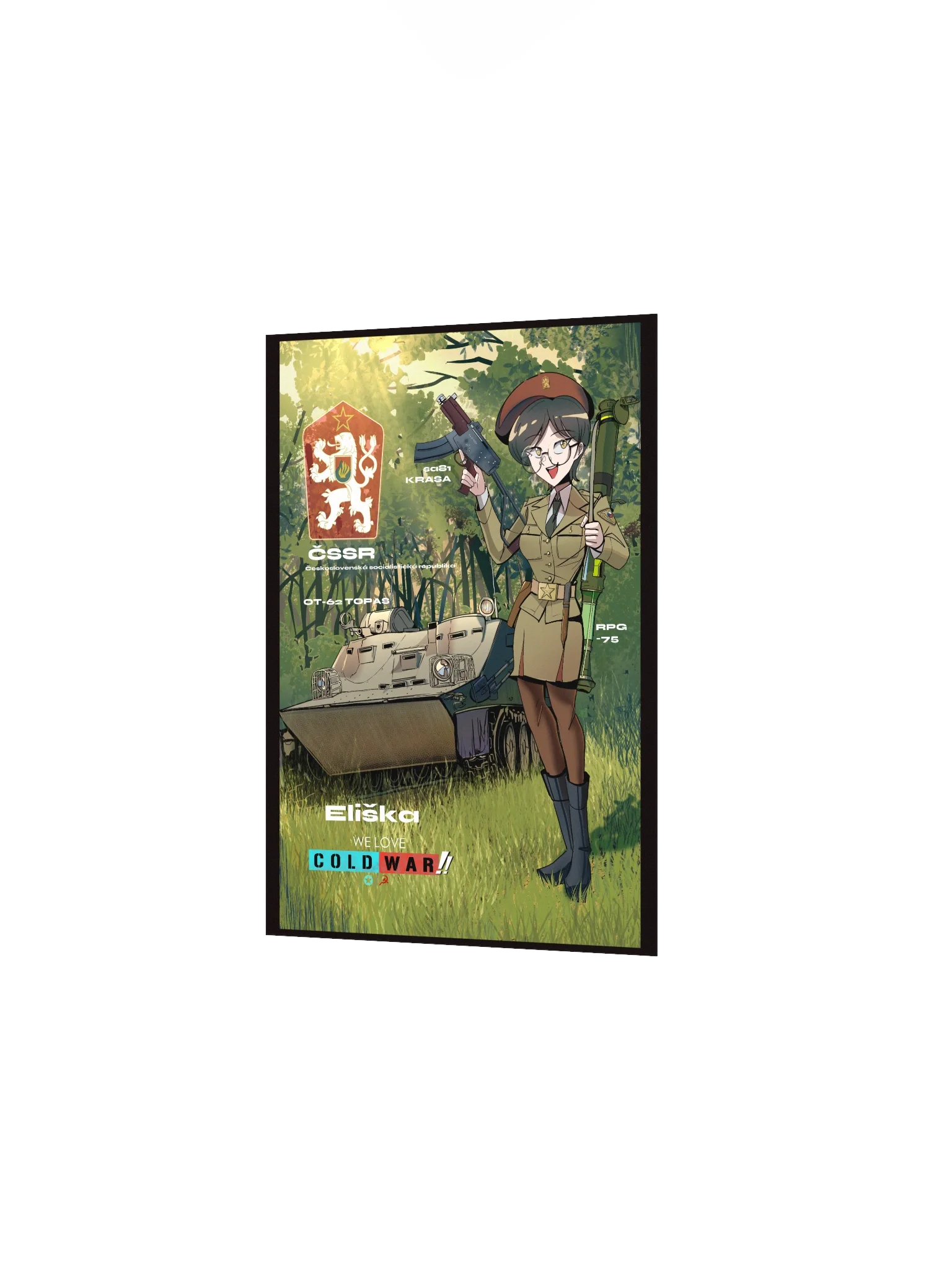 Czechoslovak People's Army OT-62 TOPAS Girl PRINT product image (8)