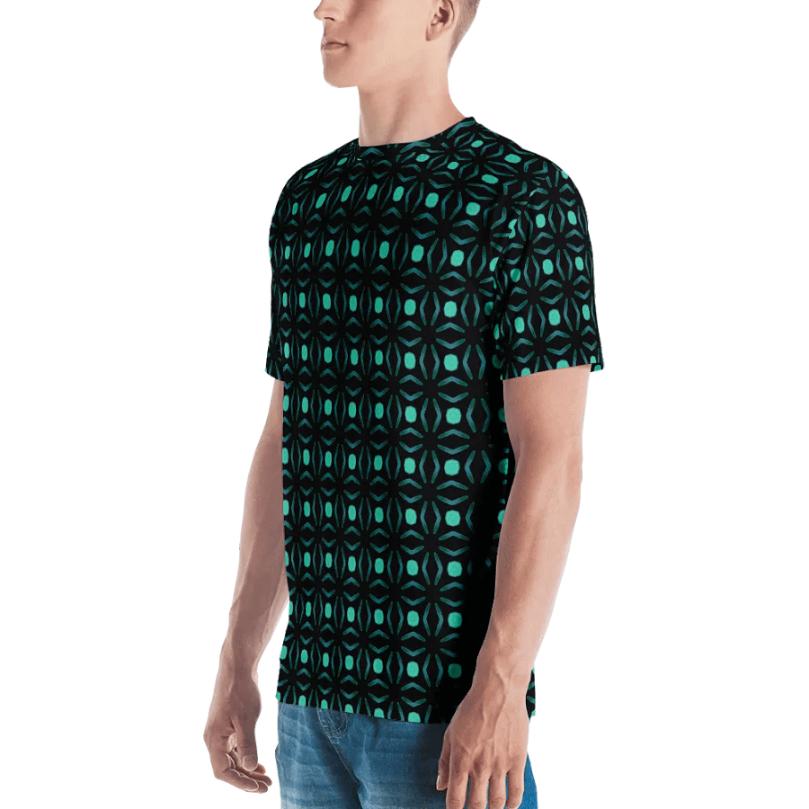 Abstract Repeating Values All Over Print Men's Crewneck T Shirt product image (5)