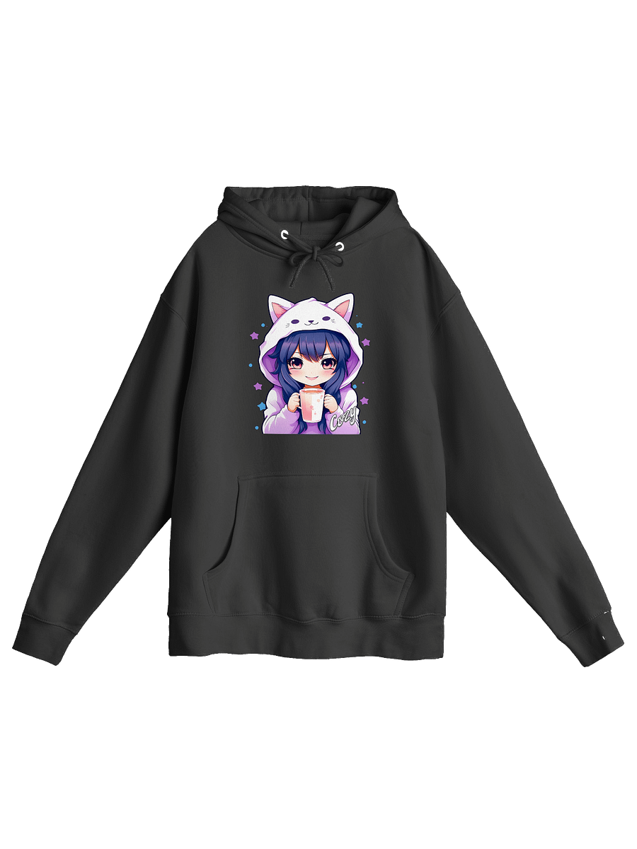 Cozy Kawaii Anime Girl - Lane Seven Premium Pullover Hoodie product image (2)