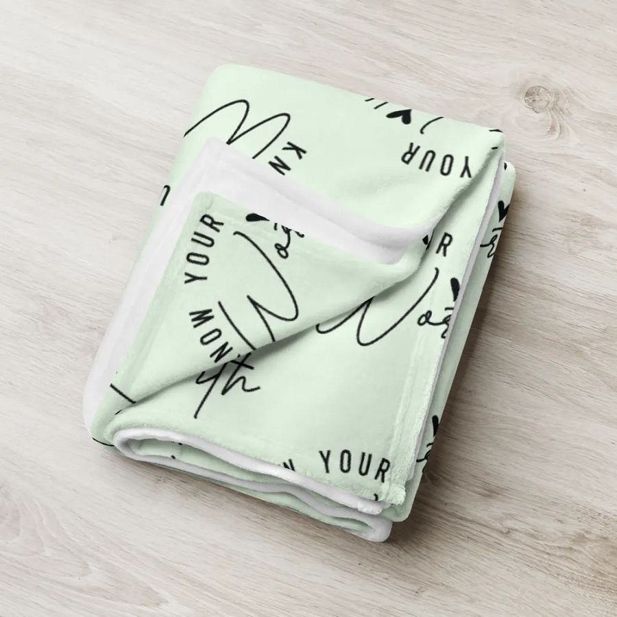 Know Your Worth Blanket product image (8)