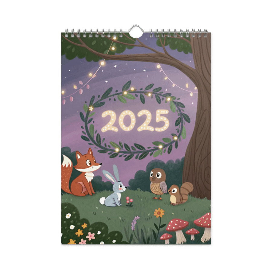 ADORABLE ANIMALS WALL CALENDAR 2025 product image (3)