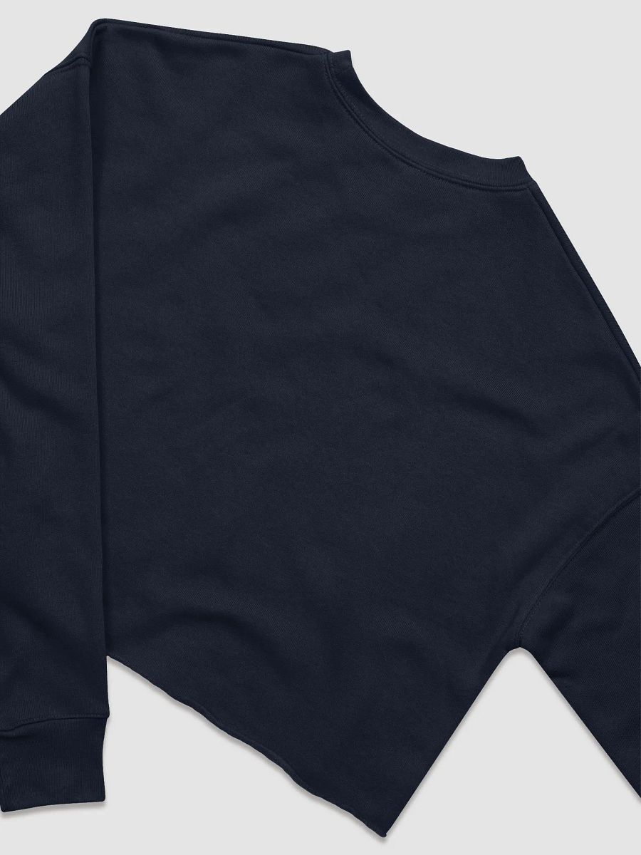 BUSY-BRAINED (white design) Women's Fleece Crop Sweatshirt product image (36)