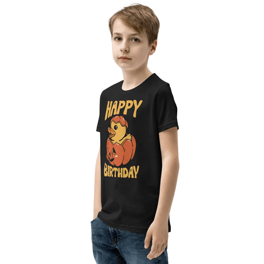 Happy Birthday (Rubber Duck Pumpkin) T-Shirt For Kids product image (11)