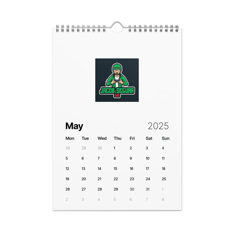 Jacob segura CGZ 2025 Calendar product image (10)