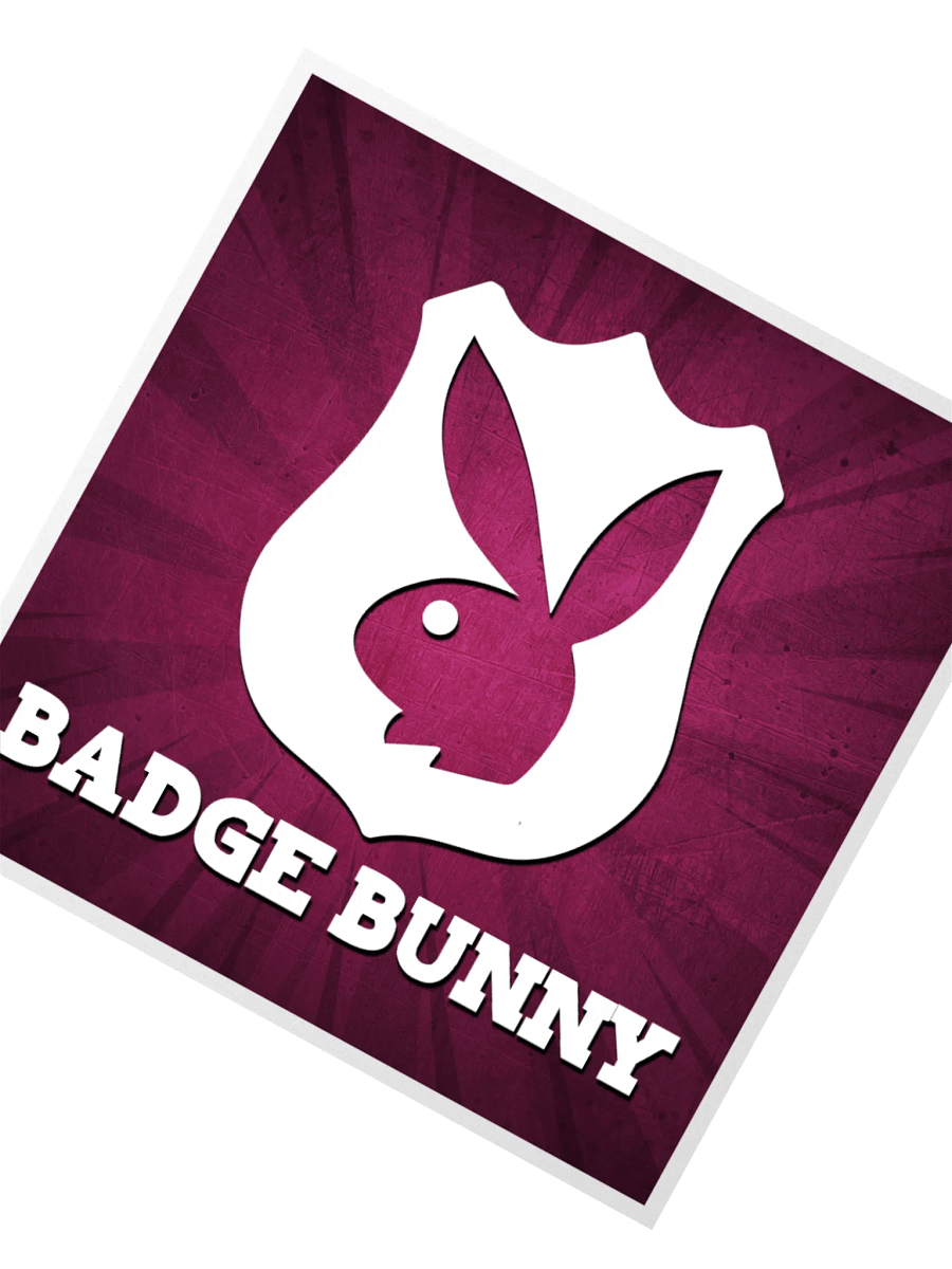 Badge Bunny Kiss Cut Stickers product image (4)