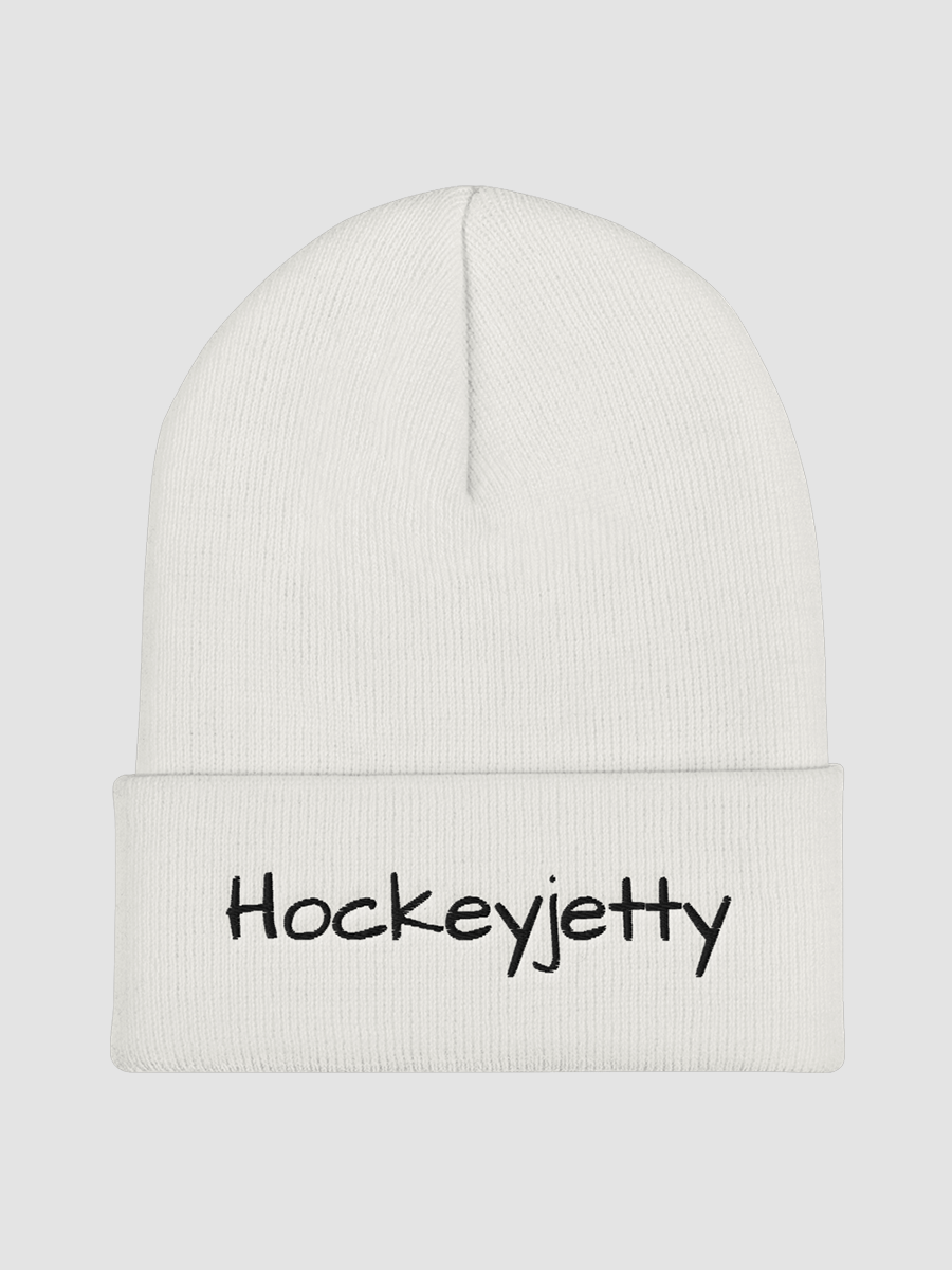 Hockeyjetty Beanie White product image (1)