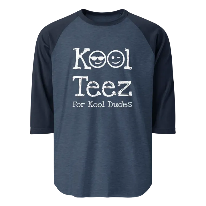 ¾ Sleeve Raglan Tee For Kool Dudes product image (3)