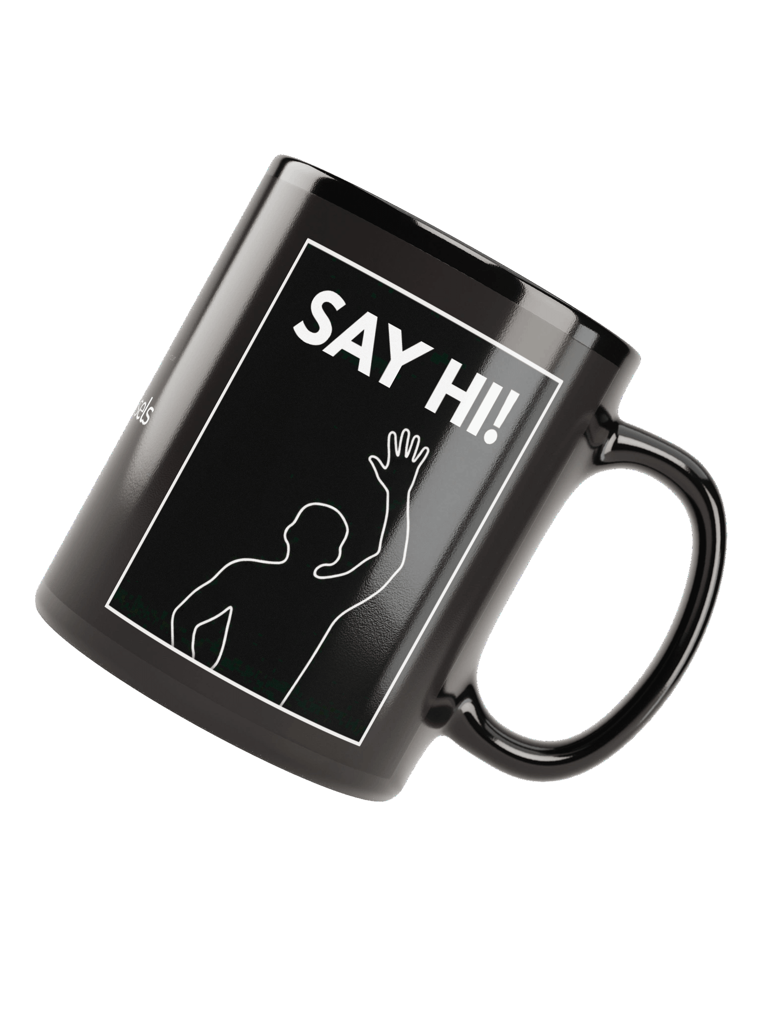 VIRAL Silhouette "Say Hi!" Mug | Iconic Immersive Interactive Dance Workout Glossy Ceramic Coffee Cup product image (7)