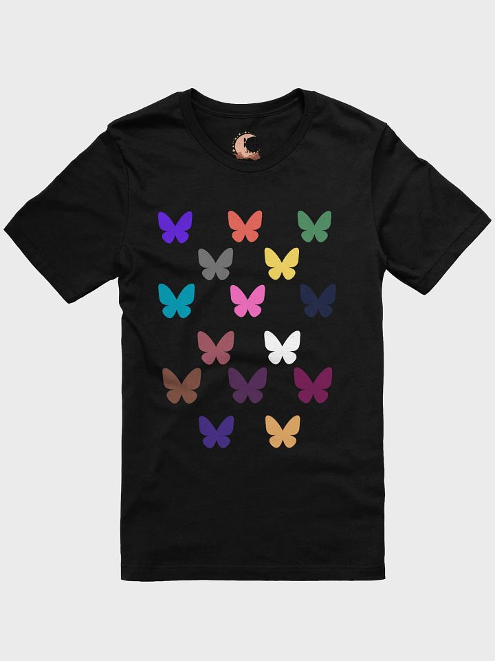Warm Butterfly Cozy Aesthetic Tee - Fall Colors Comfort Shirt product image (1)