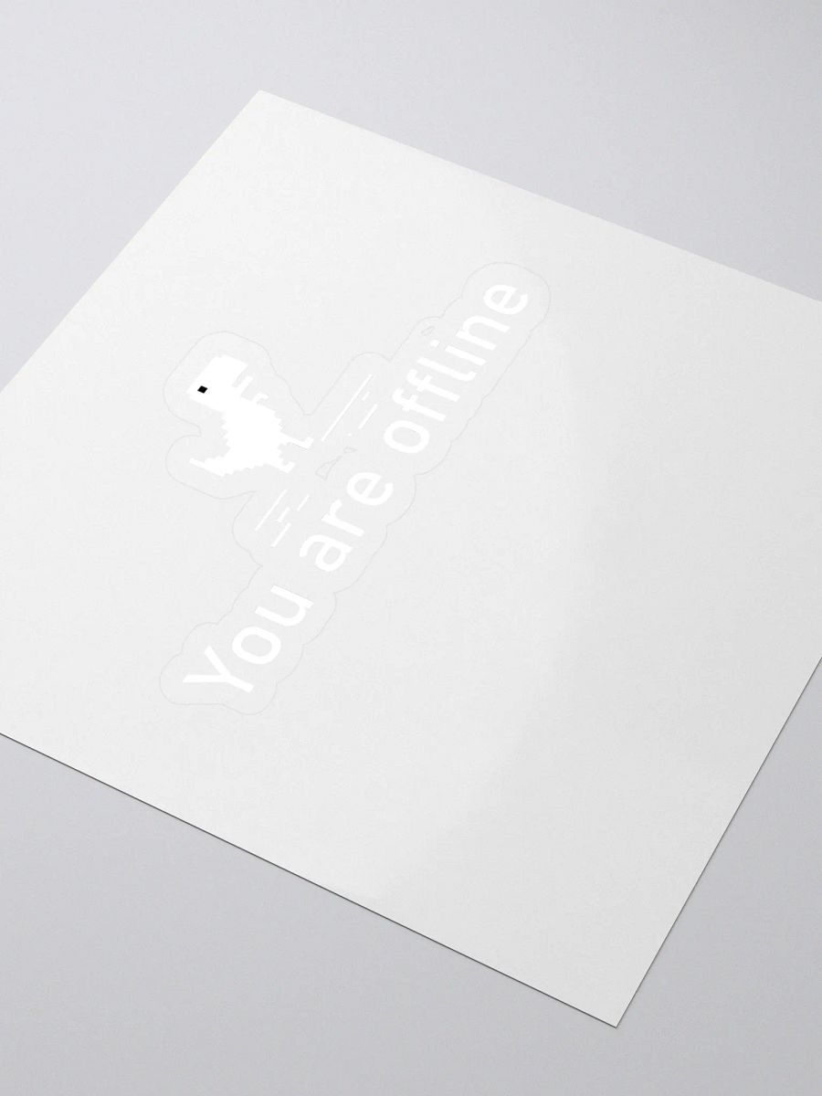 Pixelated Dino Offline Kiss Cut Stickers product image (3)