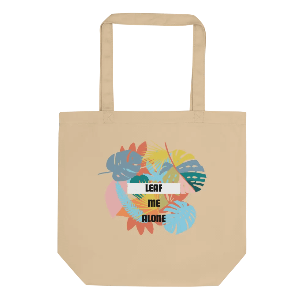 Leaf Me Alone Eco-Friendly Tote Bag product image (1)