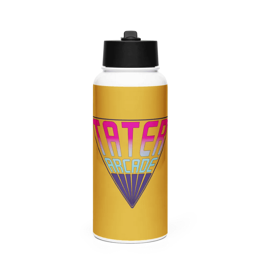 Tater Arcade Retro stainless water bottle product image (1)
