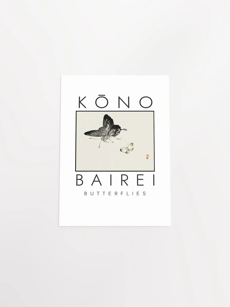 Kono Bairei Butterflies Poster product image (5)