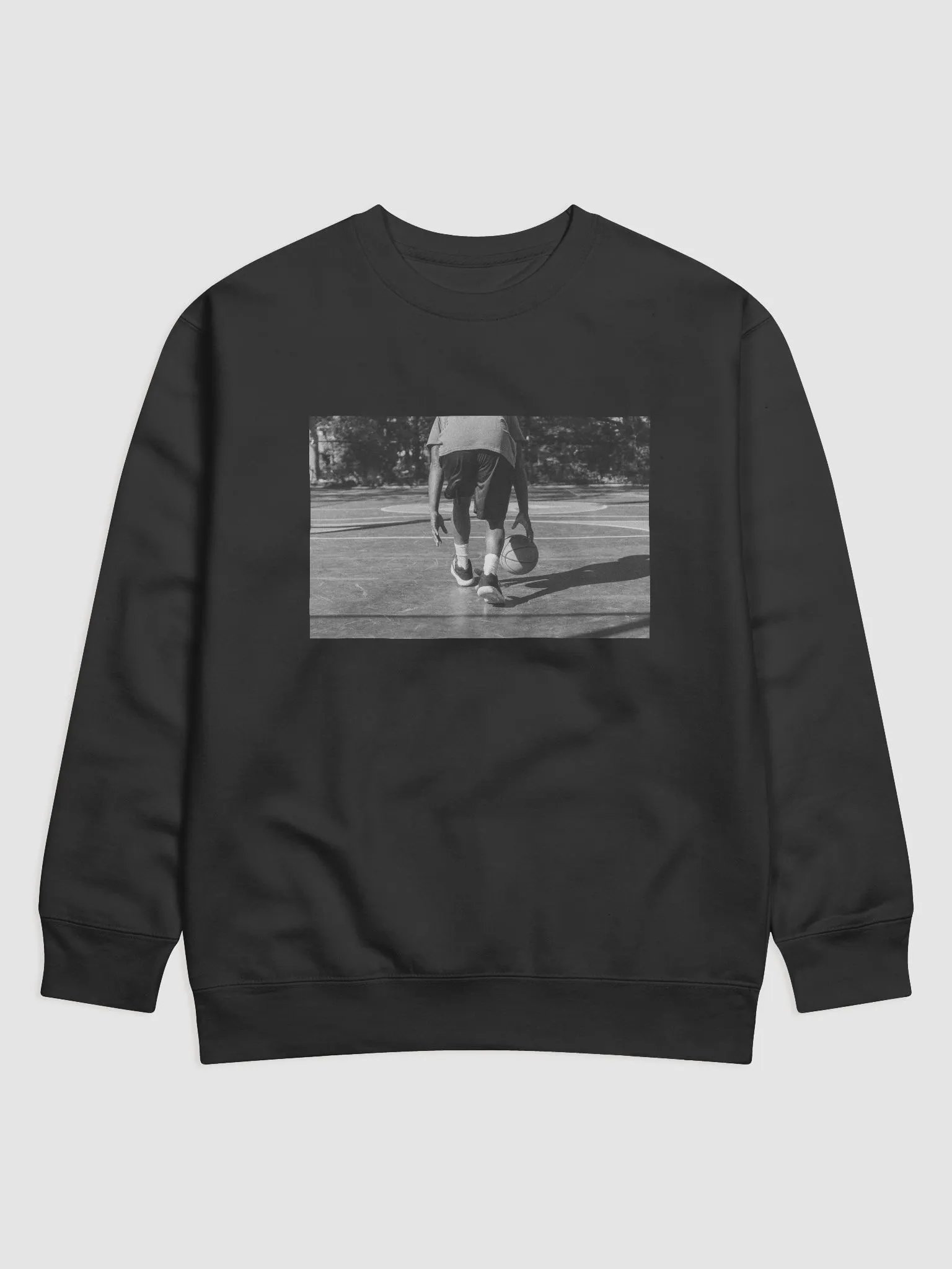 "Dribble" Basketball Graphic Cotton Heritage Premium Sweatshirt - 03864 product image (1)