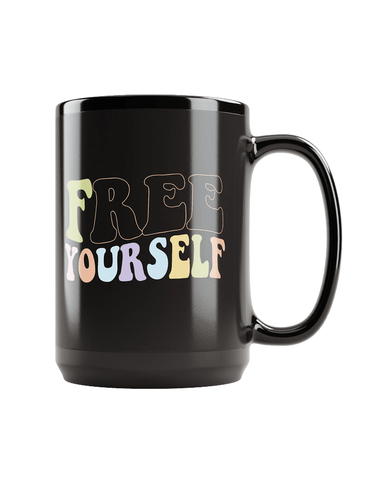 Free Yourself Large Black Mug product image (1)