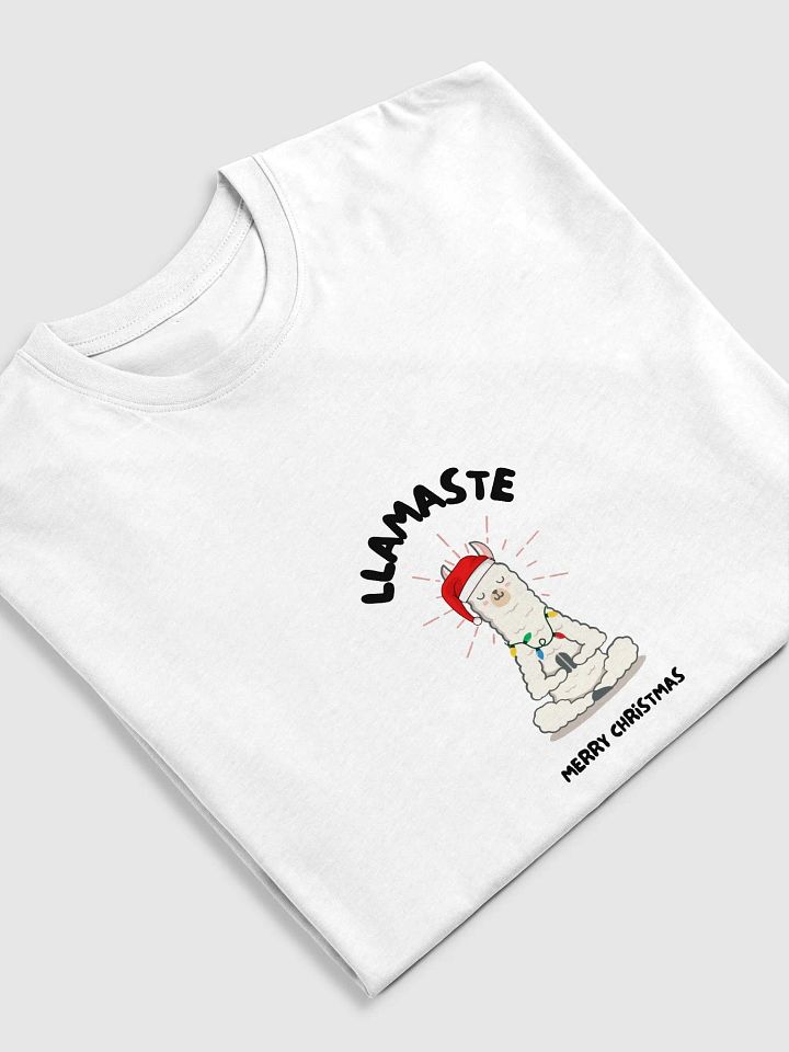 Christmas Men's T-shit | llamaste | large print product image (2)