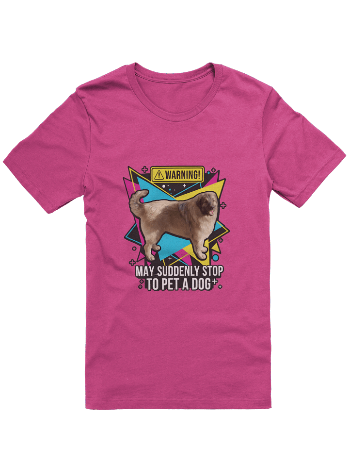 May Suddenly Stop To Pet A Dog | Retro Design Tee for Ladies product image (2)