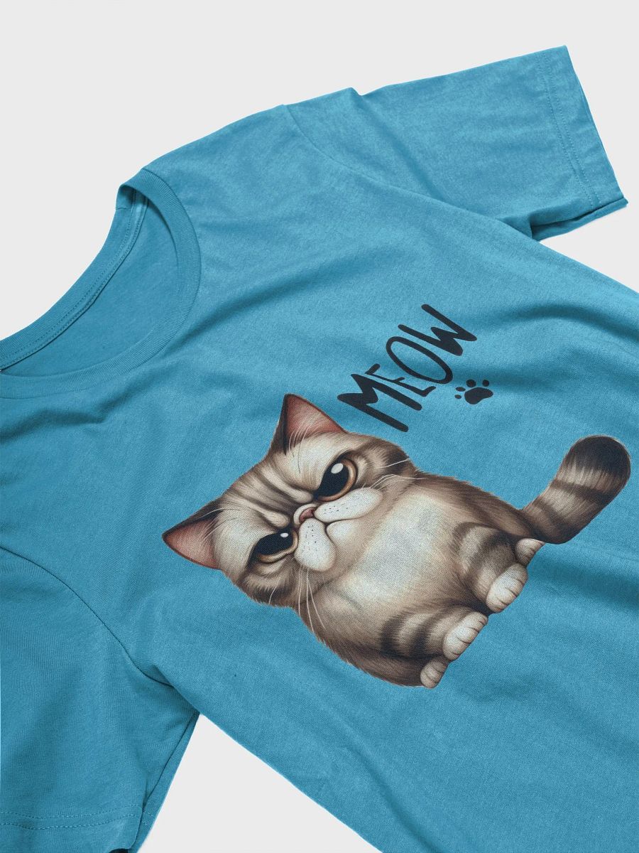 Grumpy Meow Cat T-Shirt product image (6)