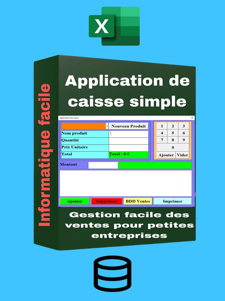 Application de Caisse Simple - Gestion Facile des Ventes pour Petites Entreprises product image (1)
