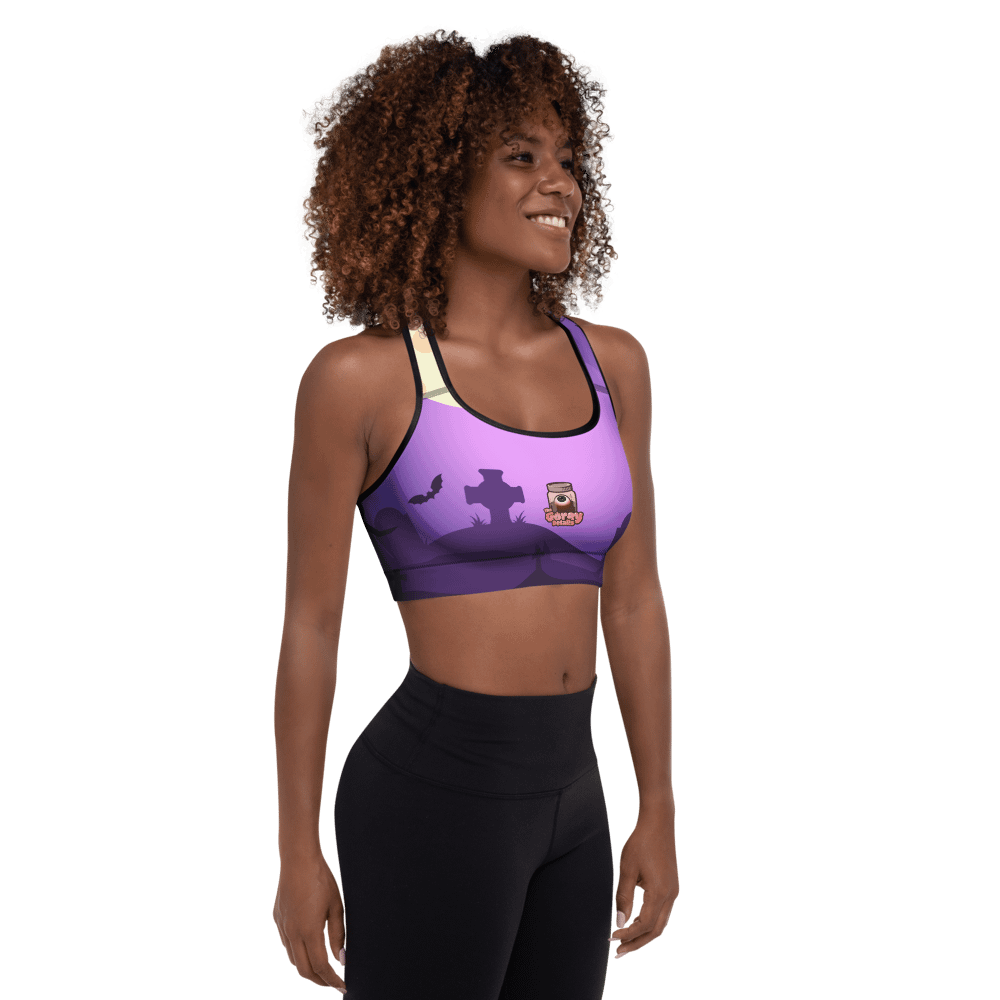 All-Over Print Padded Sports Bra product image (6)