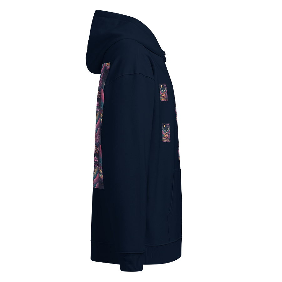 Metros y Murciélagos Unisex Organic Relaxed Hoodie product image (4)