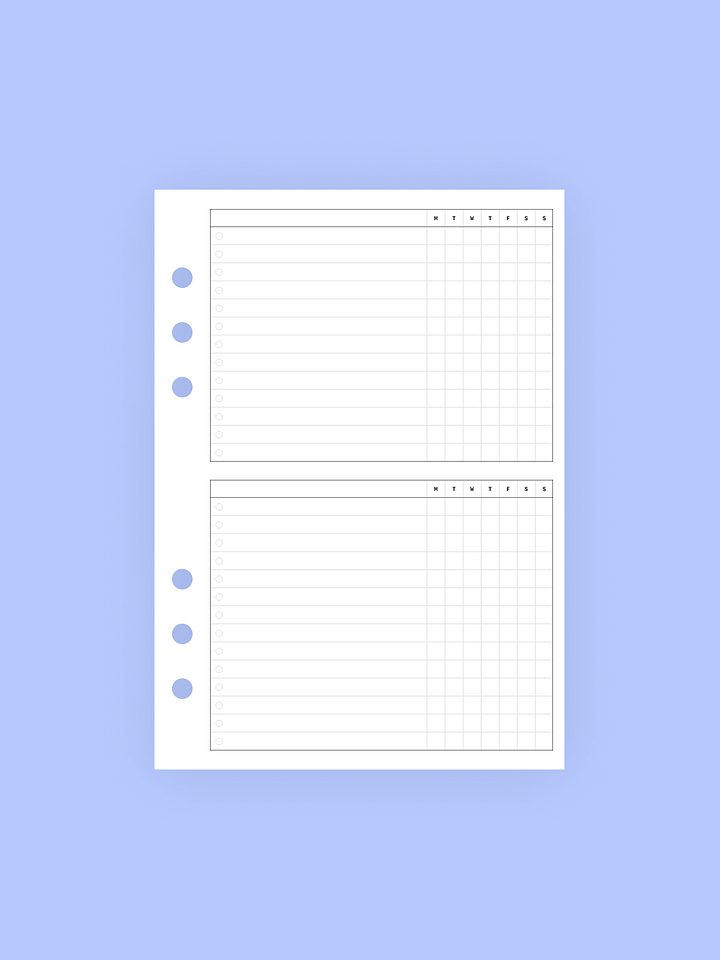 Weekly To Do Inserts FREEBIE product image (2)