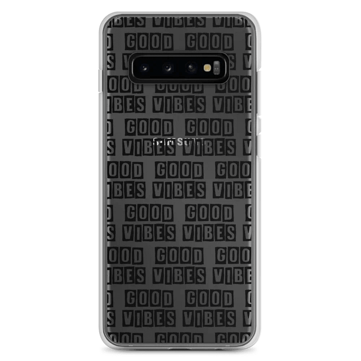 Samsung® Case - Good Vibes Black Text product image (2)
