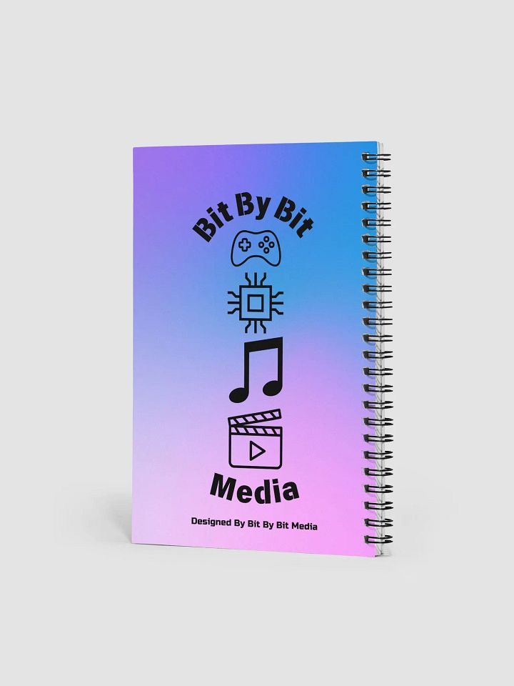 Bit By Bit Media Retro Color Scheme Spiral Notebook product image (2)