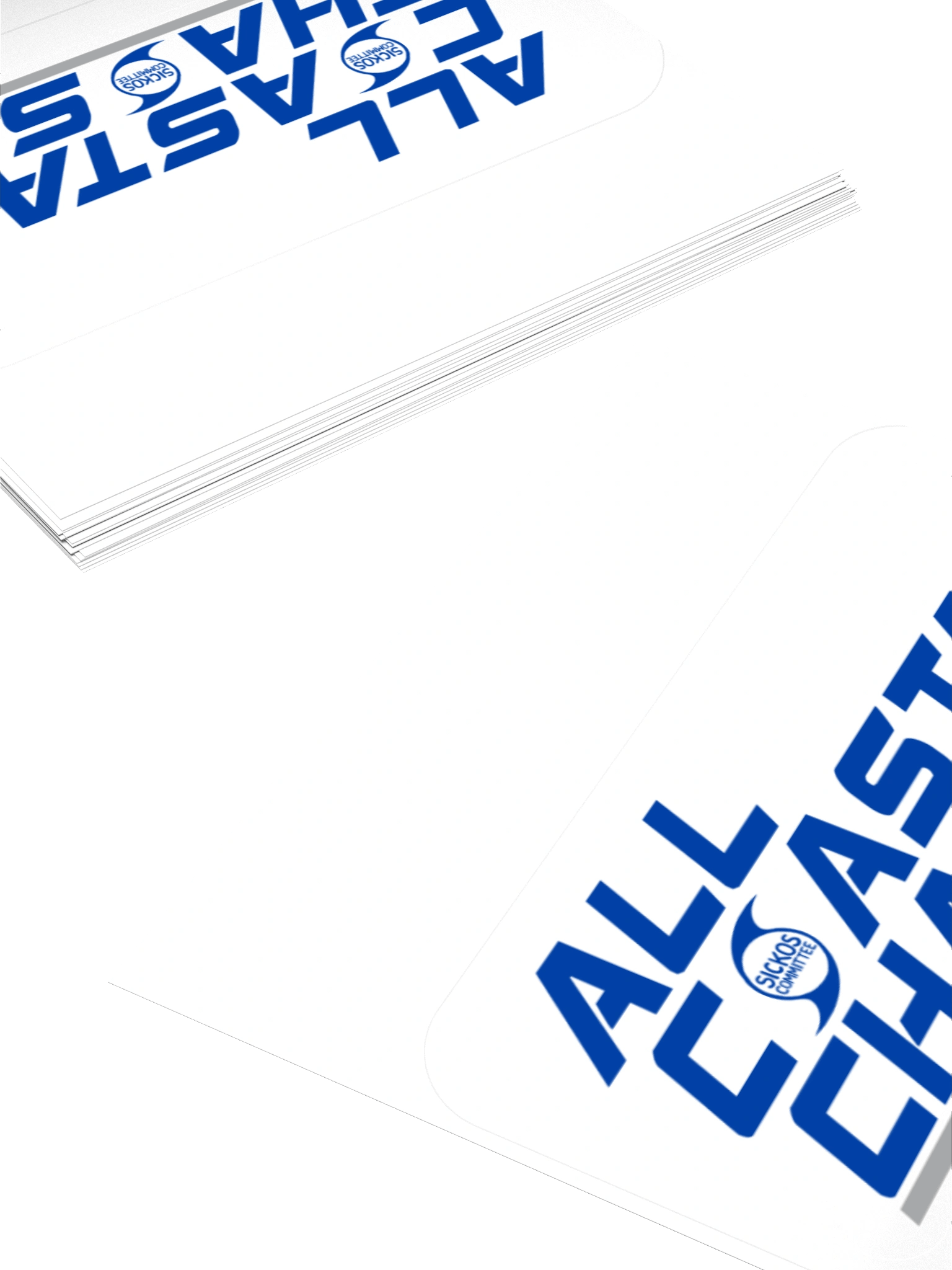 All Coastal Chaos Sticker 3" x 3" product image (4)